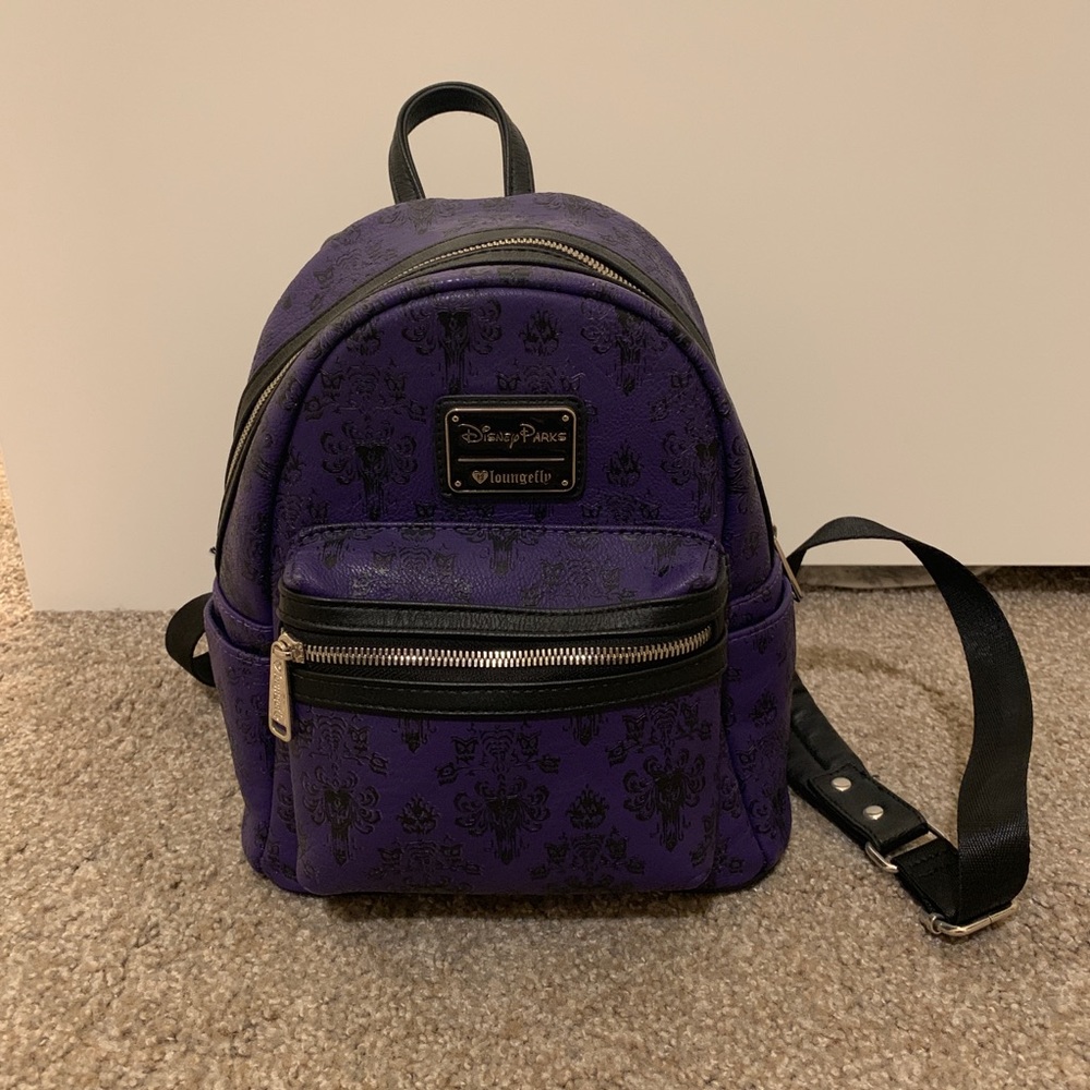 Disney Parks Haunted Mansion Loungefly Backpack
